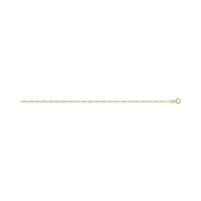 Collier en or jaune, 40cm