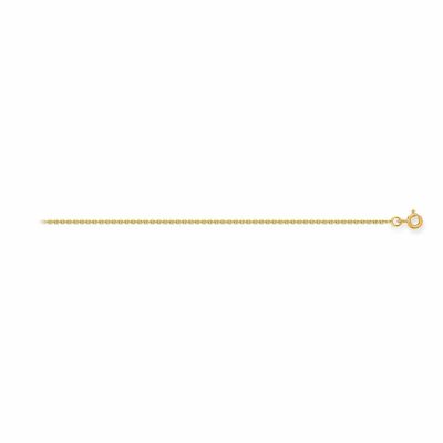 Chaîne forçat en or jaune 750 millièmes largeur 0.8mm longueur 40cm