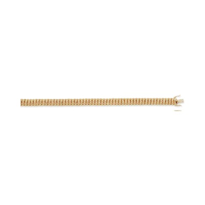 Bracelet en or jaune, 19cm
