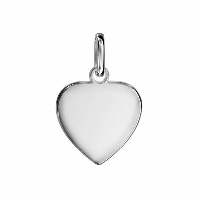 Pendentif cœur à graver argent