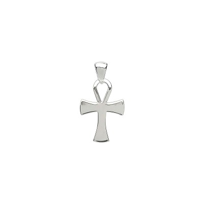 Pendentif croix Egyptienne en argent rhodié