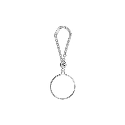 Porte-clefs entourage pièce 31.2mm en argent