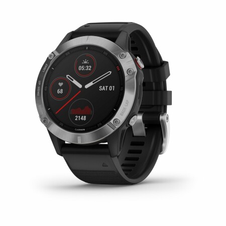 Montre connectée Garmin fenix 6 avec bracelet noir