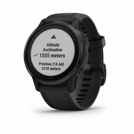 Montre connectée Garmin fenix 6S Pro avec bracelet noir