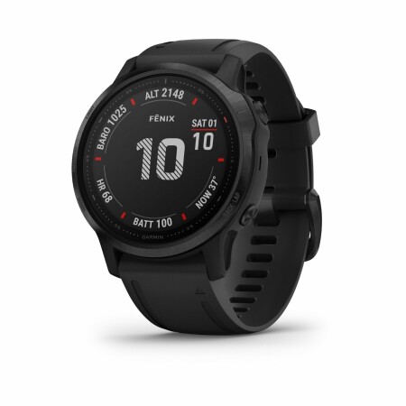 Montre connectée Garmin fenix 6S Pro avec bracelet noir