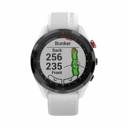 Montre Garmin Approach R S62 Céramique noir avec bracelet blanc