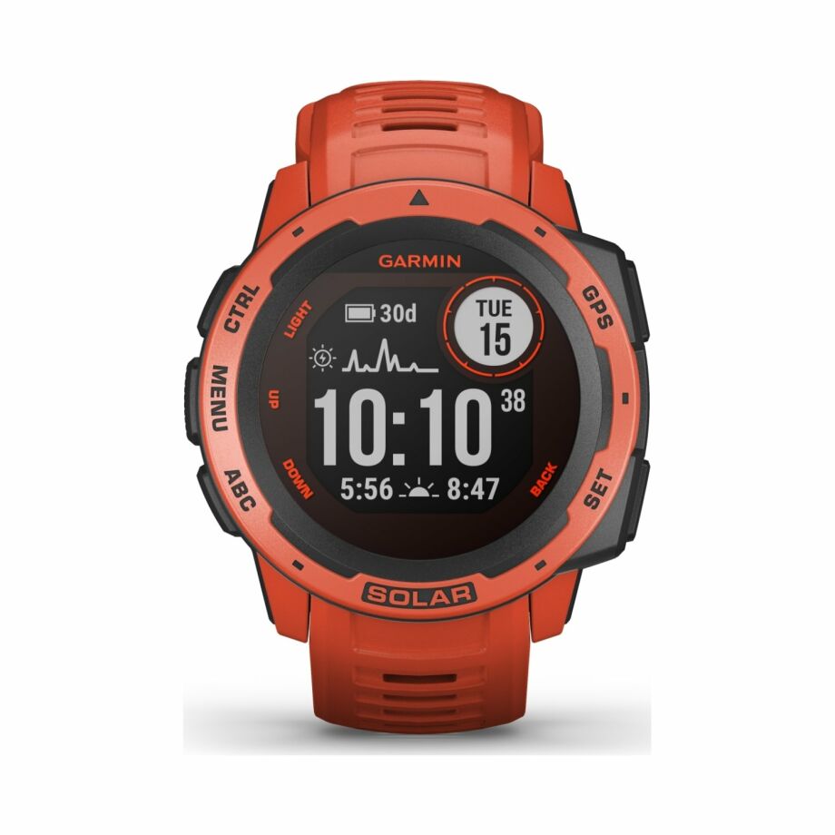 Garmin Instinct  Solar Flame Red Connected watch