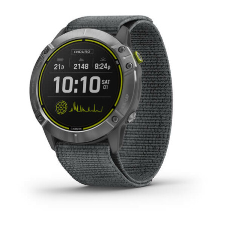 Montre connectée Garmin Enduro bracelet UltraFit en nylon gris