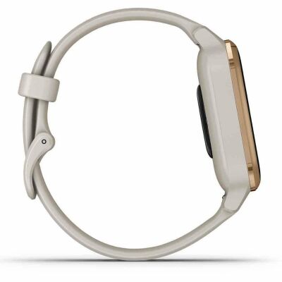 Montre Garmin Venu R Sq Music Edition Light Sand/Rose Gold avec bracelet silicone Light Sand 010-02426-11