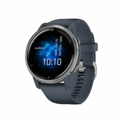 Montre Garmin Venu 2 en acier et silicone