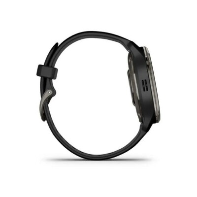 Montre Garmin Venu 2 Plus Gray avec bracelet silicone noir