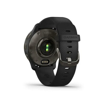 Montre Garmin Venu 2 Plus Gray avec bracelet silicone noir