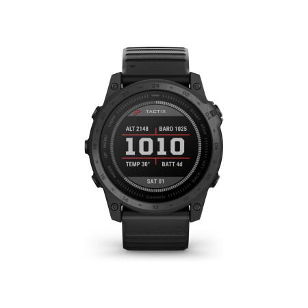 Montre Garmin Tactix 7 Standard Edition avec bracelet en silicone noir