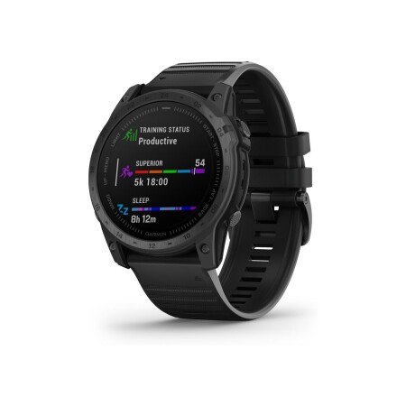 Montre Garmin Tactix 7 Standard Edition avec bracelet en silicone noir