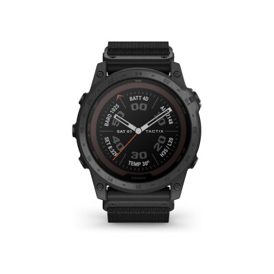 Montre Garmin Tactix 7 Pro Edition avec bracelet en nylon noir