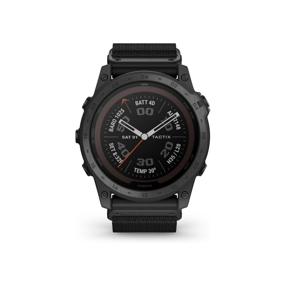 Garmin Tactix 7 Pro Edition with black nylon strap watch