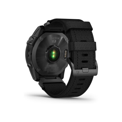 Montre Garmin Tactix 7 Pro Ballistics Edition avec bracelet en nylon noir 010-02704-21