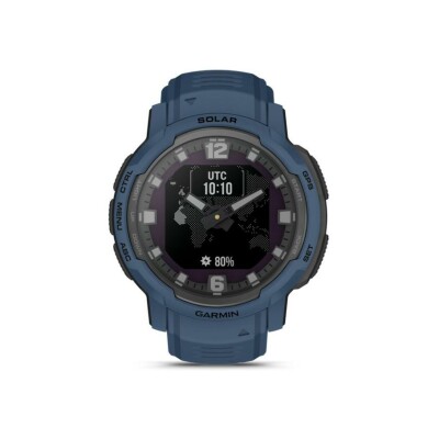 Montre Garmin Instinct Crossover Bleue