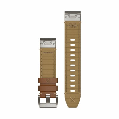 Bracelet de montre MARQ® en cuir marron