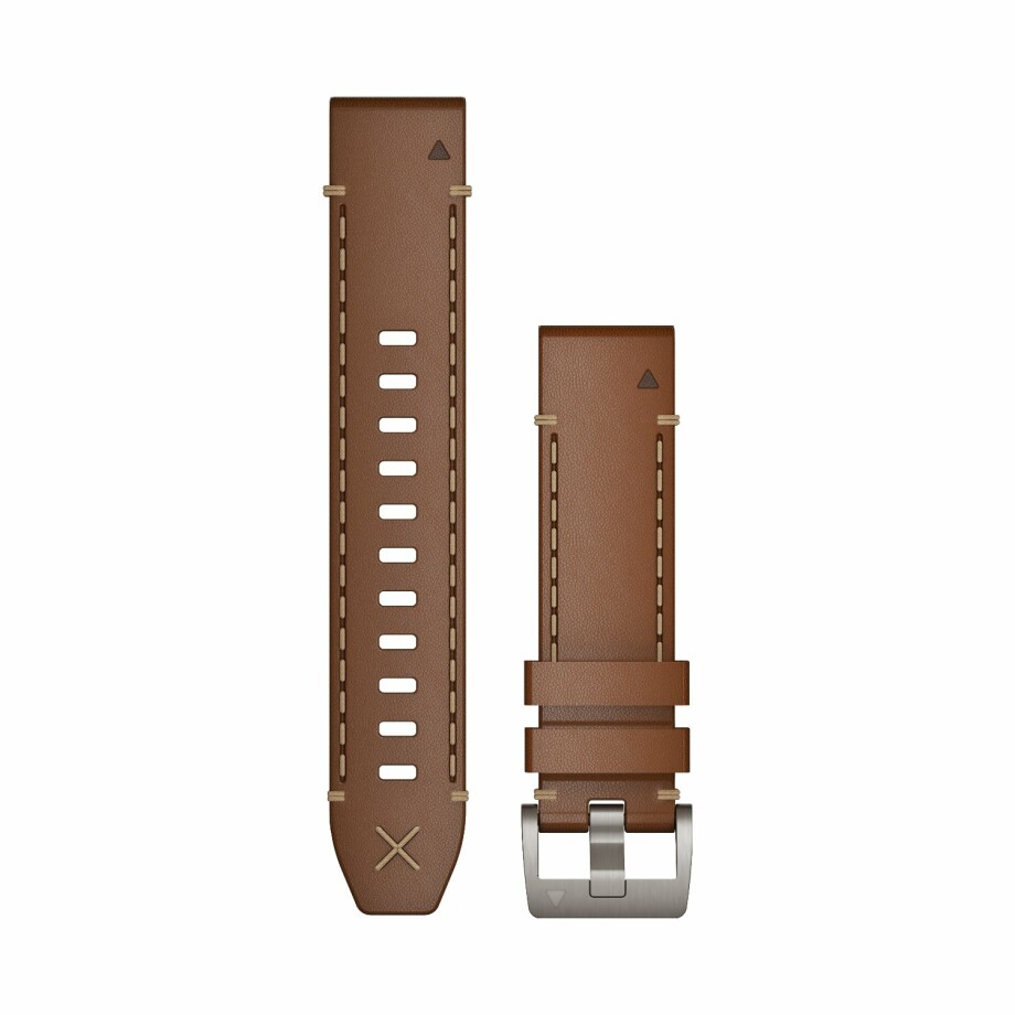 Garmin Marq  in brown leather Watchband