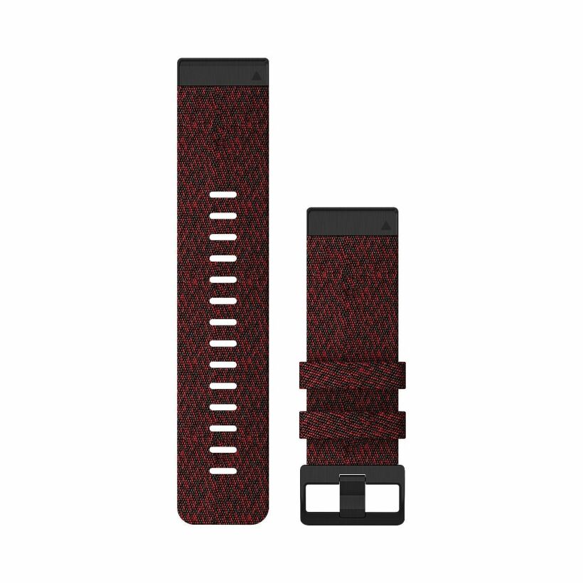 Garmin Quickfit 26  in mottled red nylon Watchband