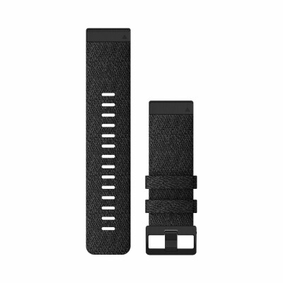 Garmin Quickfit 26  in mottled black nylon Watchband