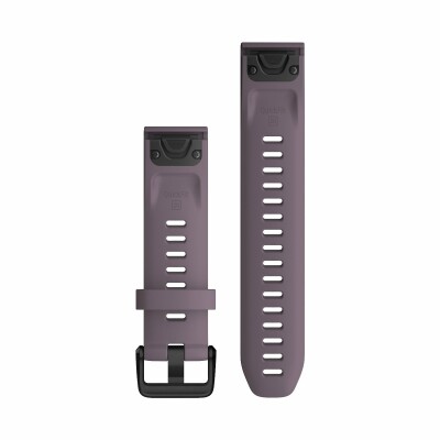 Bracelet de montre Garmin Quickfit 20 en silicone violet