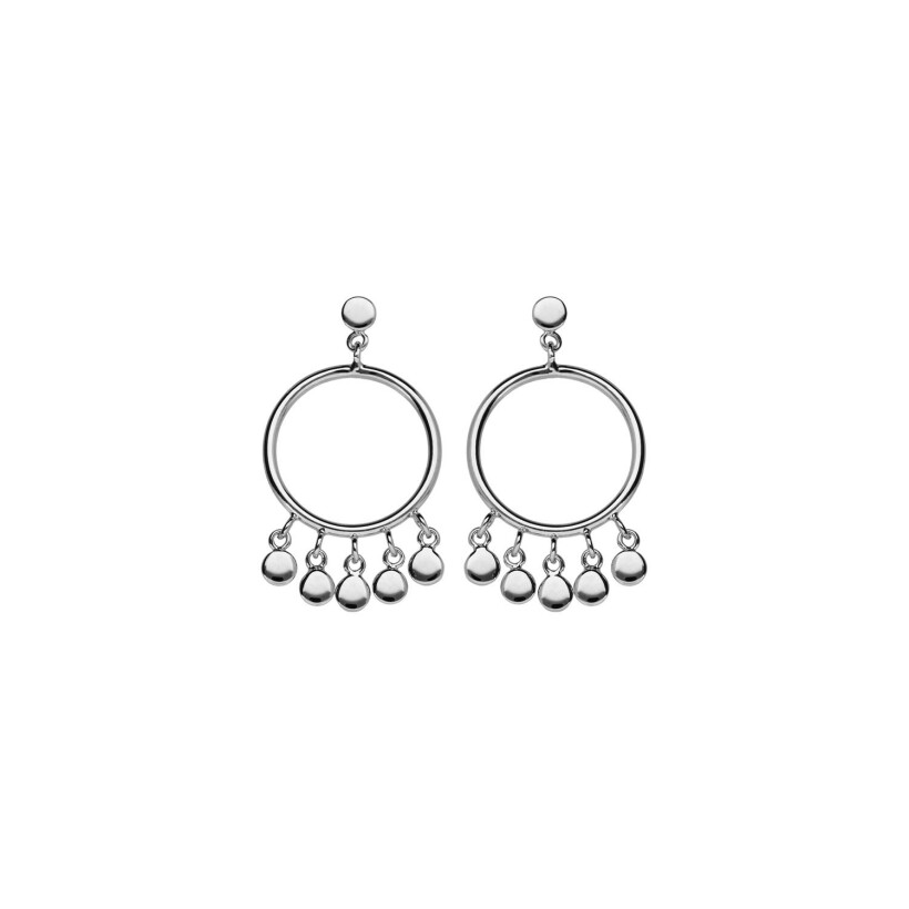 Boucles d'oreilles tige argent