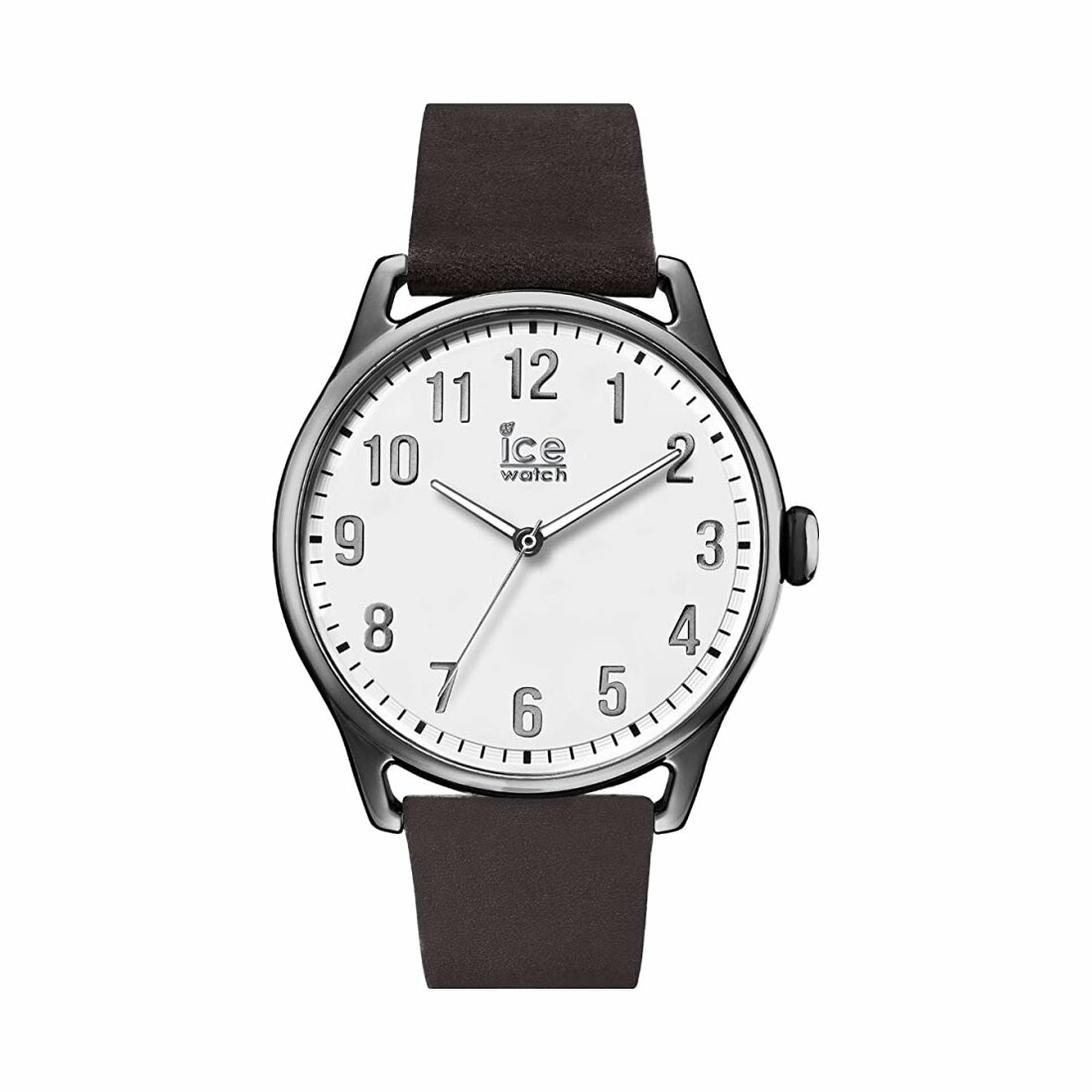 Montre Ice-Watch ICE time - Dark brown White - Large - 3H