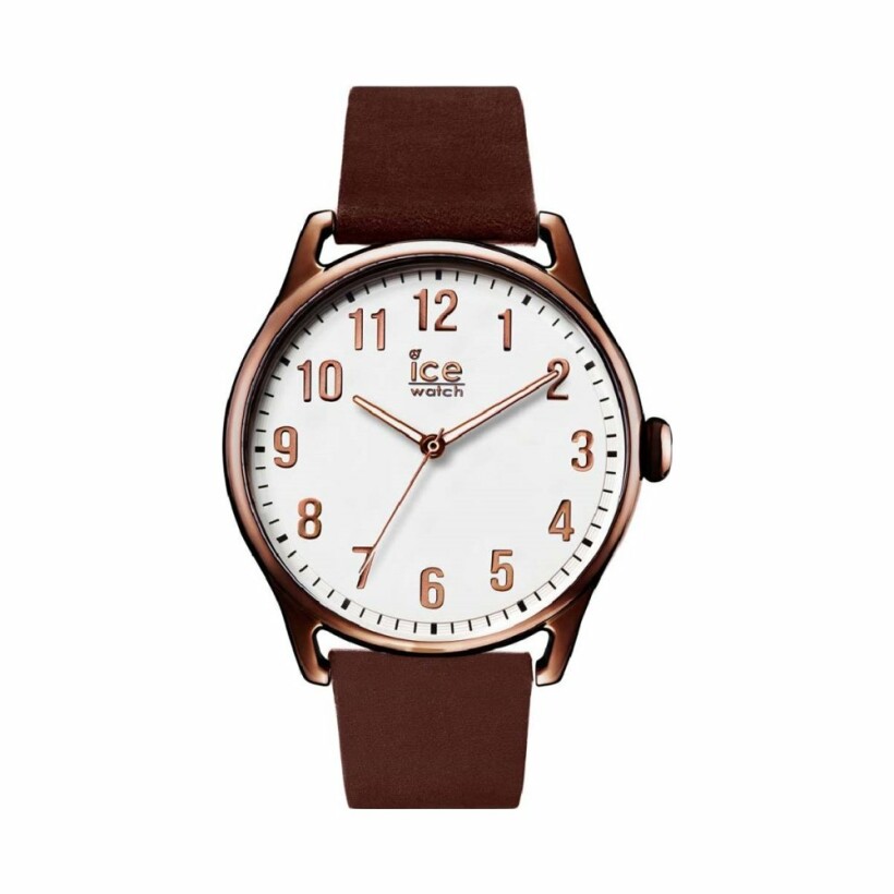 Montre Ice-Watch ICE time - Brown White - Large - 3H