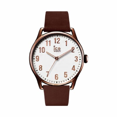 Montre Ice-Watch ICE time - Brown White - Large - 3H