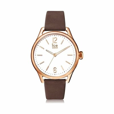 Montre Ice-Watch ICE time - Brown Rose - Gold - Medium - 3H