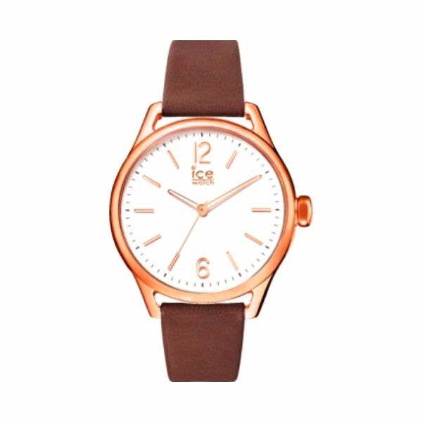 Montre Ice-Watch ICE time - Brown Rose - Gold - Small - 3H