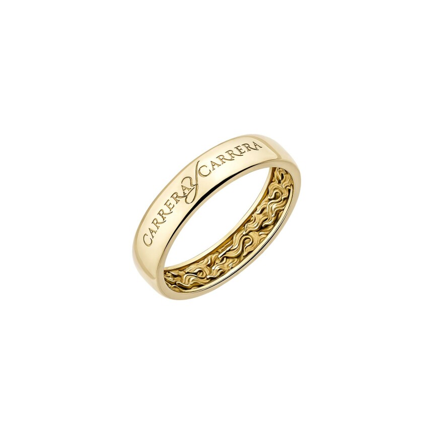 Beauty Inside Ring in yellow gold