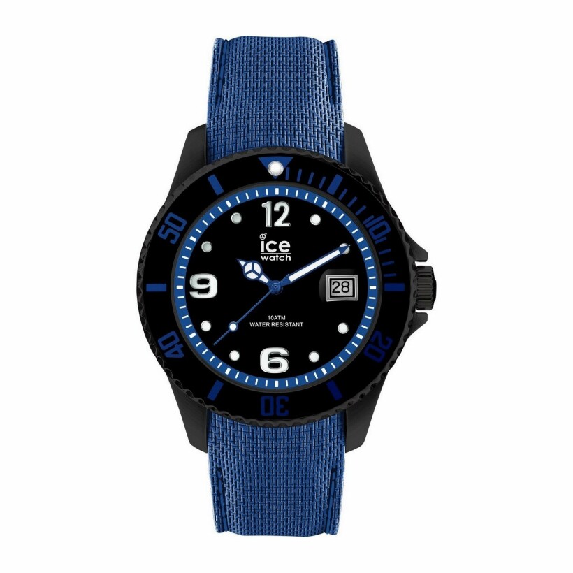 Montre Ice-Watch ICE steel - Black blue - Large - 3H
