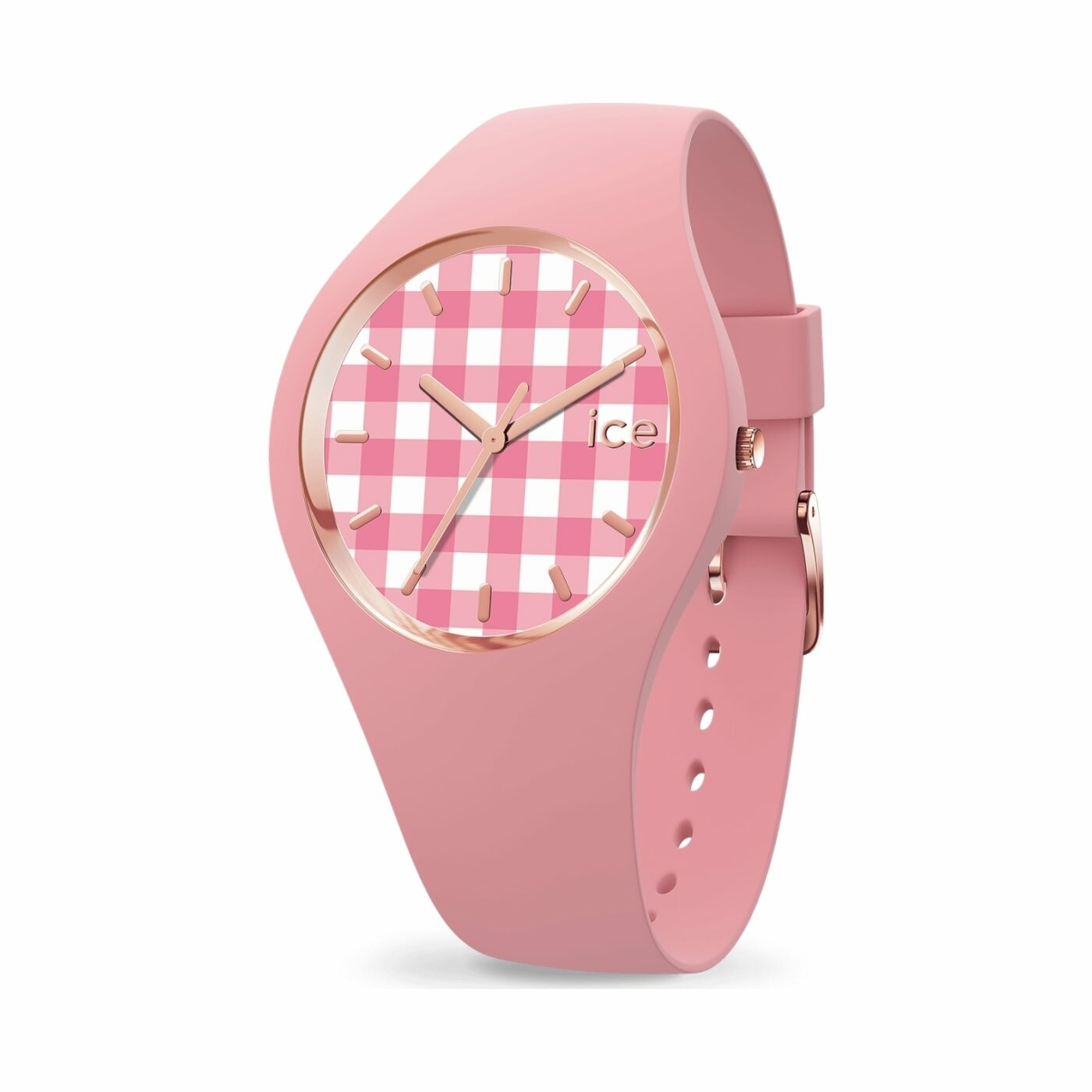 Montre Ice-Watch ICE change - Vichy pink - Small - 3H