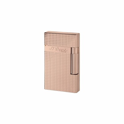 Briquet S.T. Dupont Ligne 2 pointe de diamant finition or rose