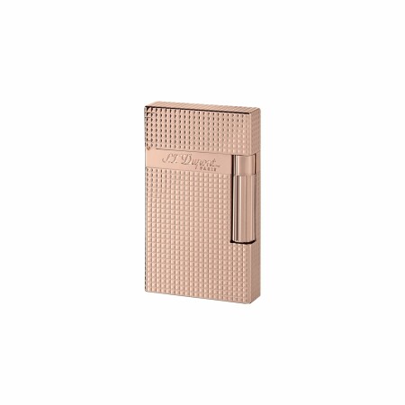 Briquet S.T. Dupont Ligne 2 pointe de diamant finition or rose