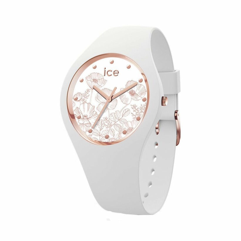 Montre Ice-Watch ICE flower - Spring White - Small - 3H