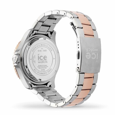 Montre Ice-Watch ICE steel - Silver Sunset Rose Gold - Medium - 3h