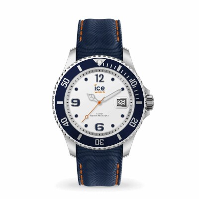 Montre Ice-Watch ICE steel - White Blue - Large - 3h