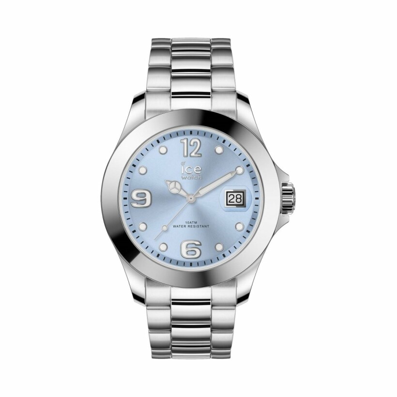 Montre Ice-Watch ICE steel - Classic - Light blue SR - Medium - 3H