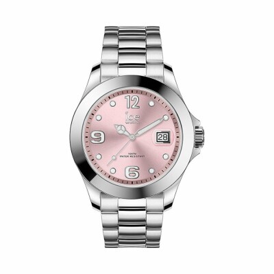 Montre Ice-Watch ICE steel - Classic - Light pink SR - Medium - 3H