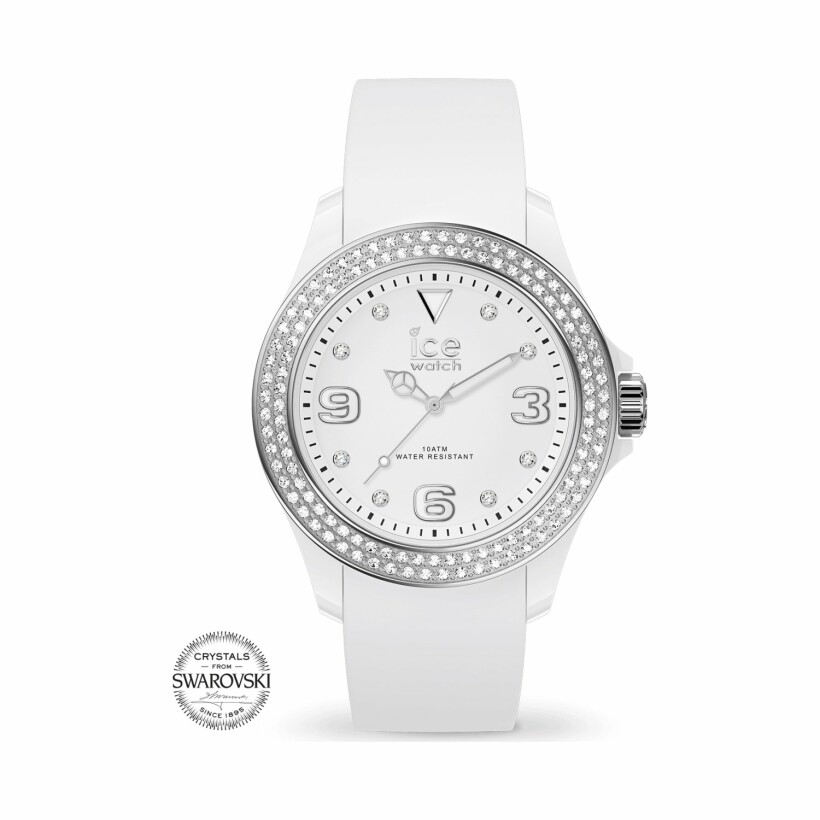 Montre Ice-Watch ICE star - White silver - Smooth - Medium - 3H