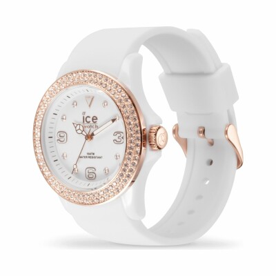 Montre Ice-Watch ICE star - White rose-gold - Smooth - Medium - 3H