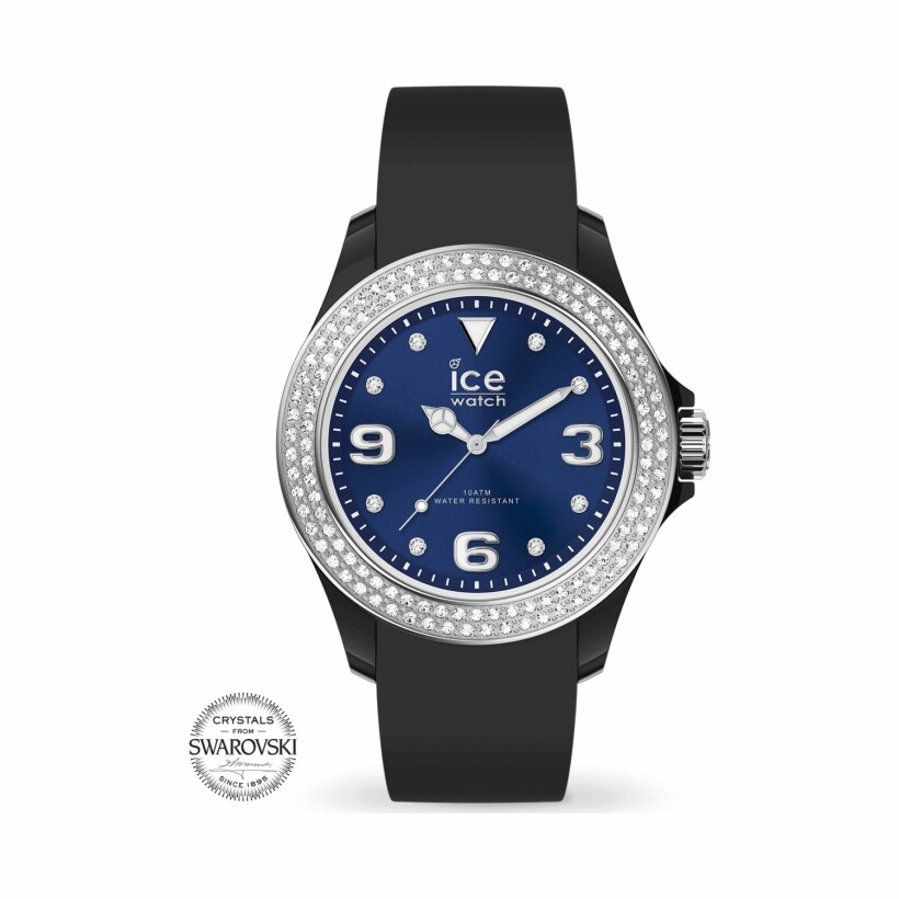 Montre Ice-Watch ICE star - Black deep blue - Smooth - Small - 3H