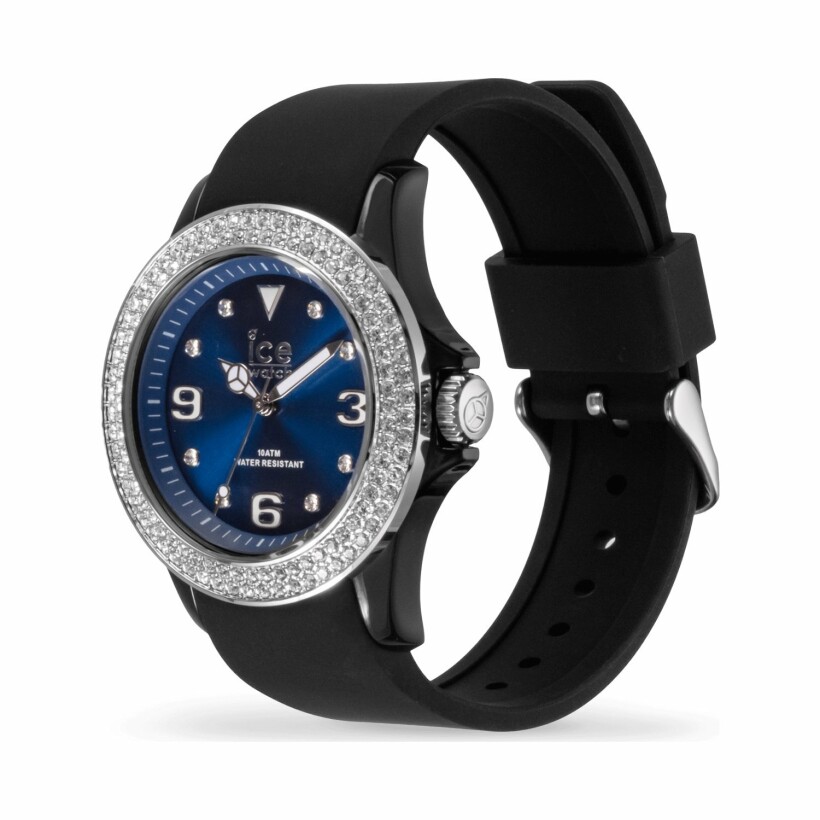 Montre Ice-Watch ICE star - Black deep blue - Smooth - Medium - 3H