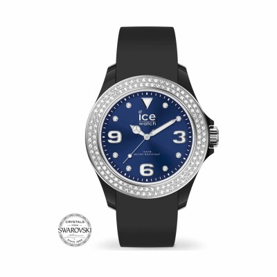 Montre Ice-Watch ICE star - Black deep blue - Smooth - Medium - 3H