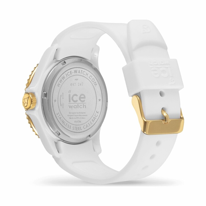 Montre Ice-Watch ICE crystal - White gold - Smooth - Medium - 3H