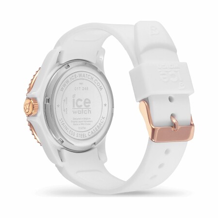 Montre Ice-Watch ICE crystal - White rose-gold - Smooth - Medium - 3H